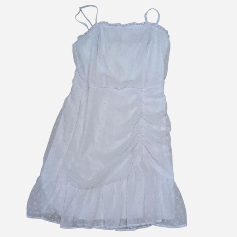 Women's White Knee Length Dress